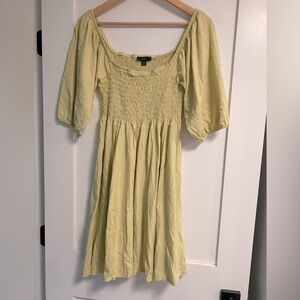 J Crew Smocked babydoll dress